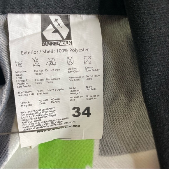 NWT DunkelVolk Swim Trunks Board Shorts. Size 34 - Picture 5 of 5